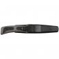 Preview: Tauchermesser Rettungsmesser Messer schwarz Gummigriff m. Scheide MF